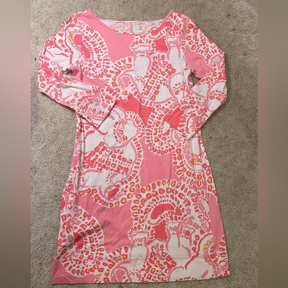 Lilly Pulitzer Pink Patterned Dress